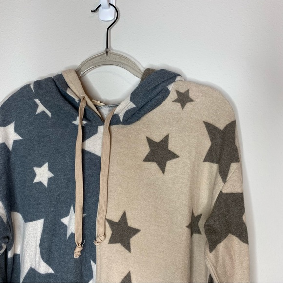 ODDI Mismatched super soft cozy Star Sweater - Picture 5 of 8